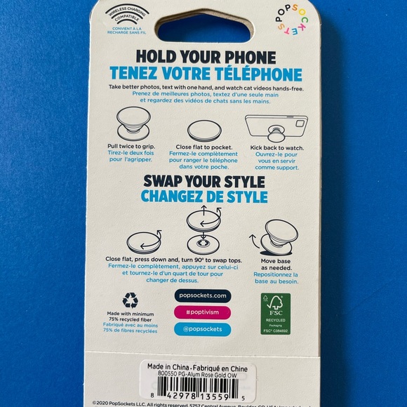 Popsocket - Rose Gold Aluminum (PREMIUM) - Picture 4 of 5